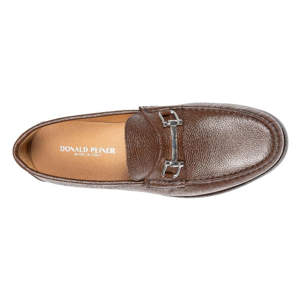 Donald J Pliner EVANSTON Whiskey Pebbled Calf