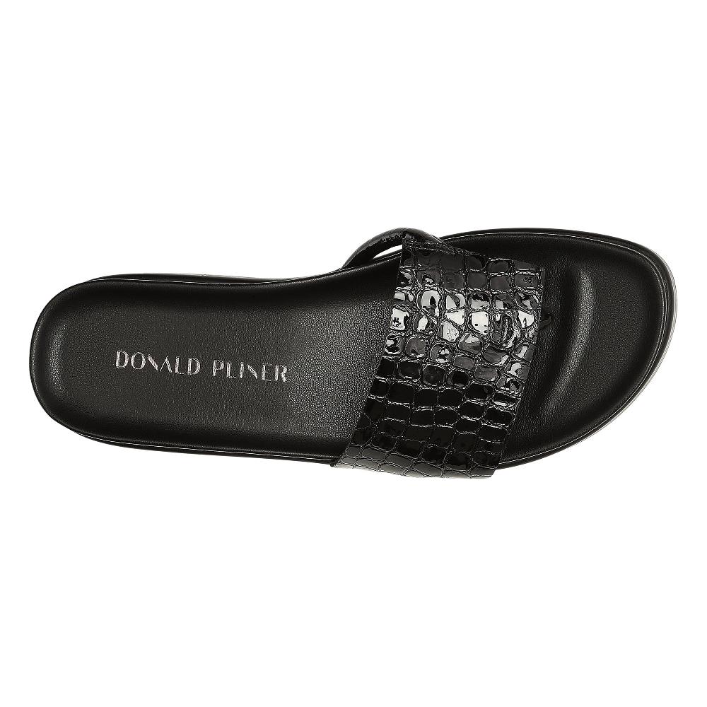 Donald J Pliner FIFI Black Croco