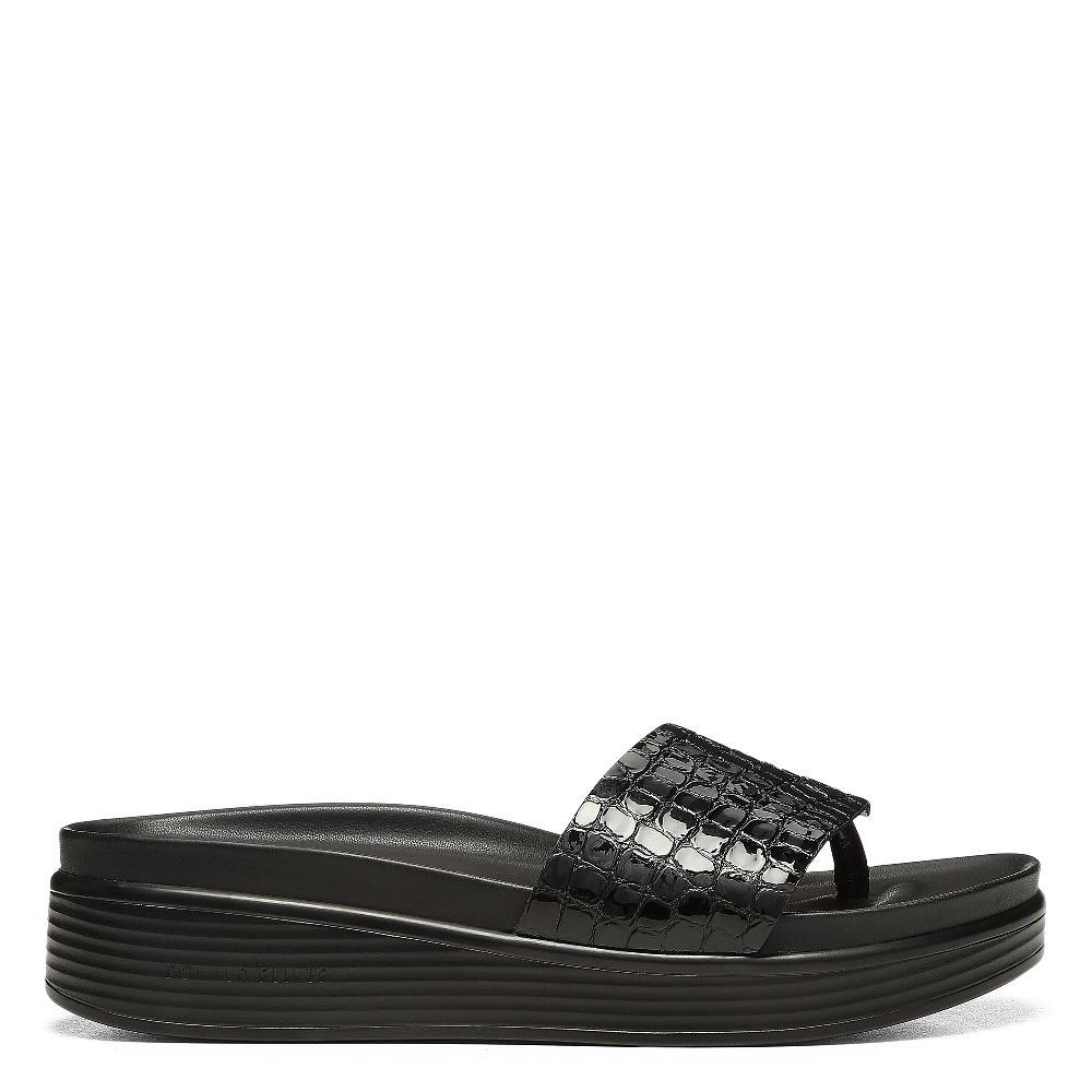 donald j pliner FIFI Black Croco