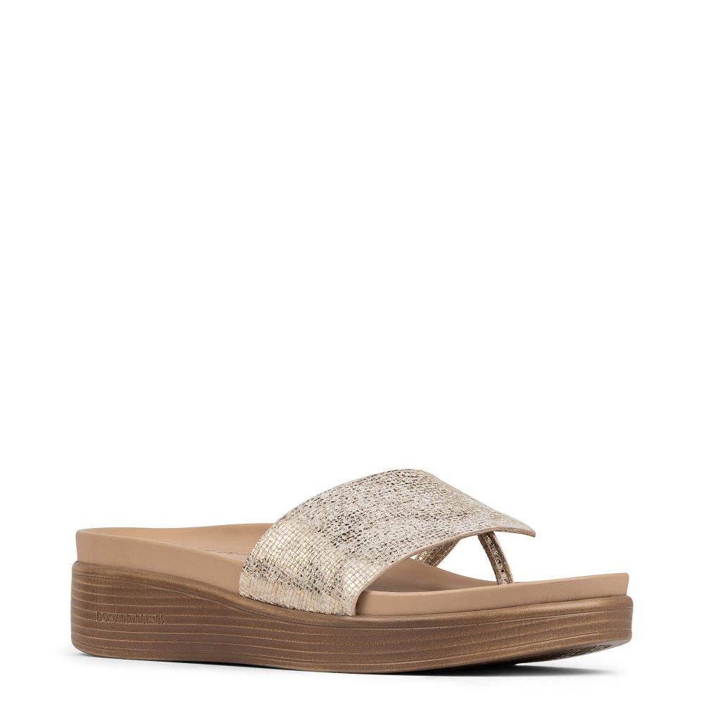 Donald J Pliner FIFI Camel Metallic