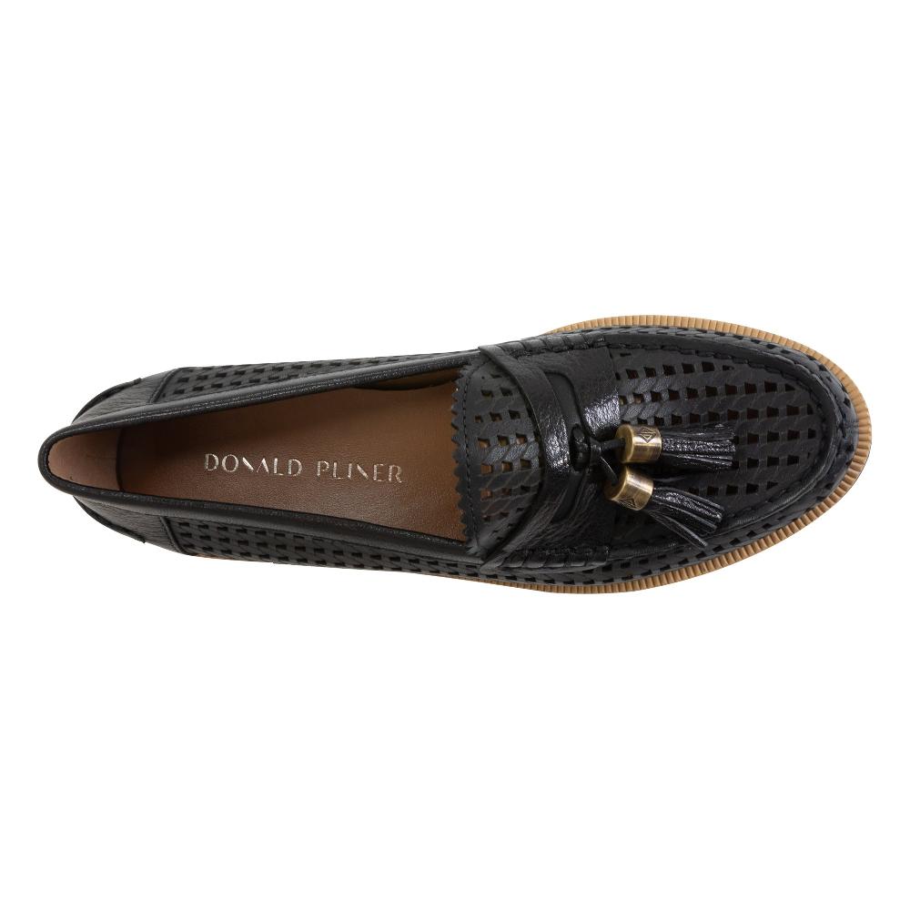 Donald J Pliner LENNY Black Textured