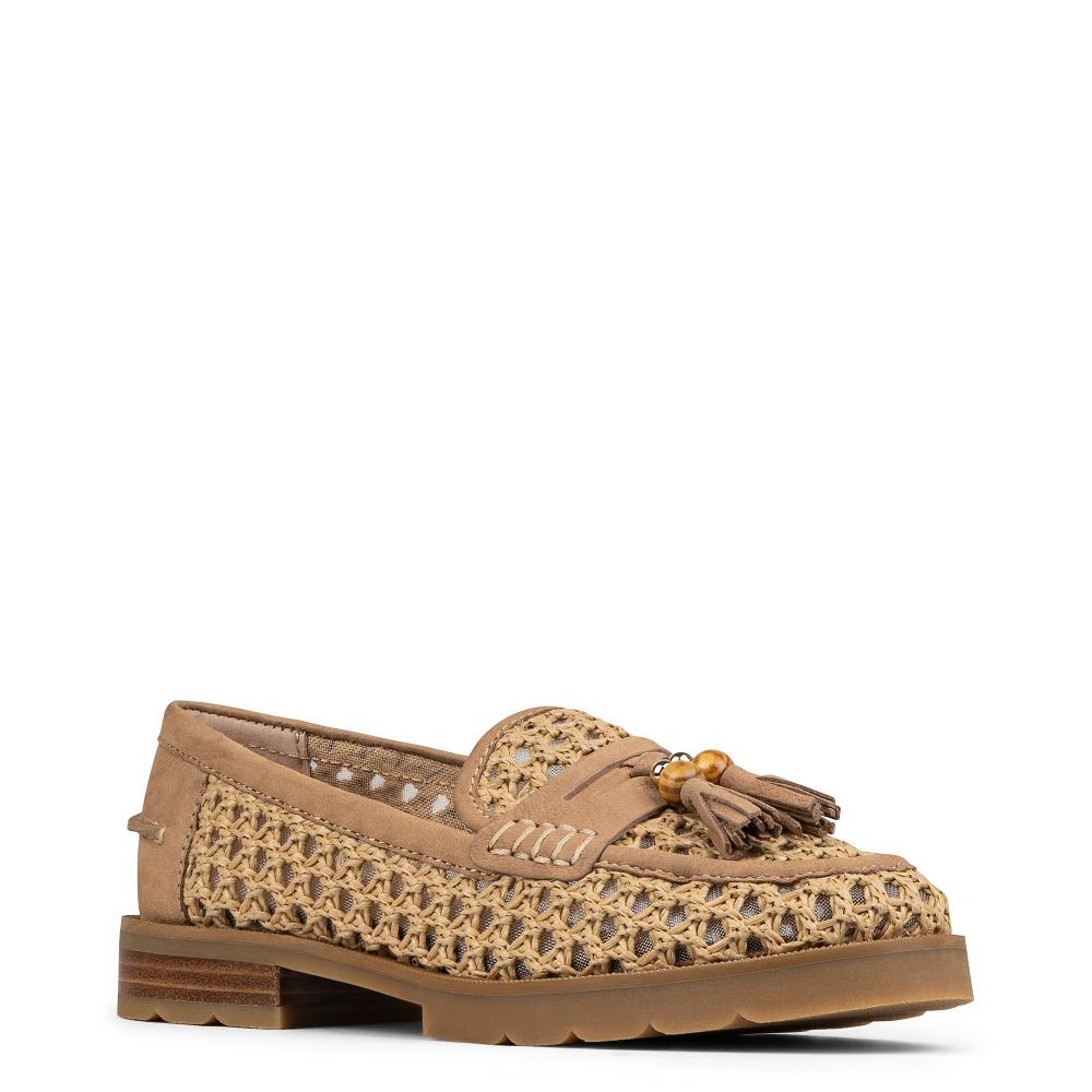 Donald J Pliner LENNY Natural Raffia