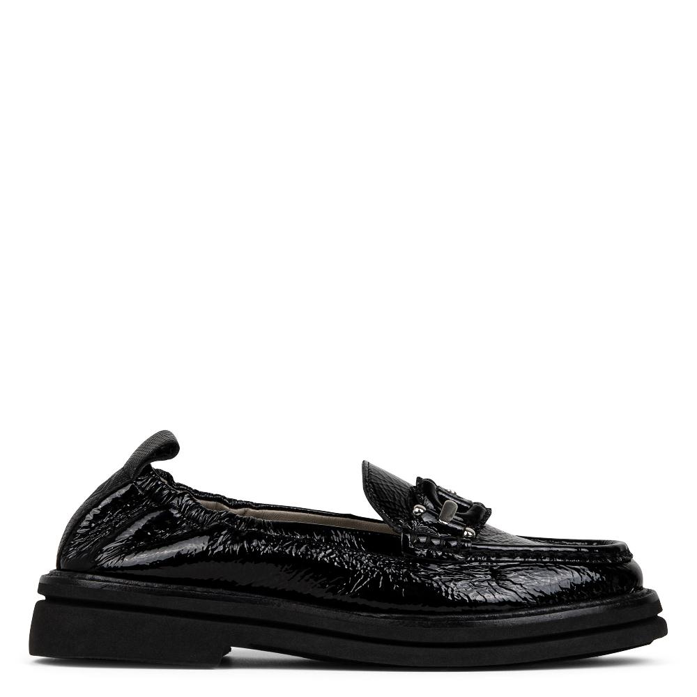 donald j pliner LOMMA Black Crinkle Patent