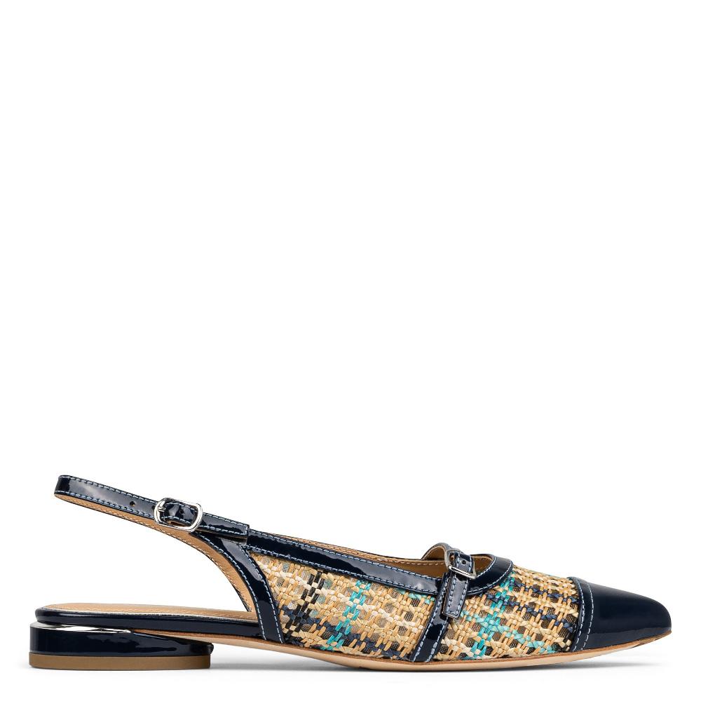 donald j pliner ROZAMAY Navy Multi