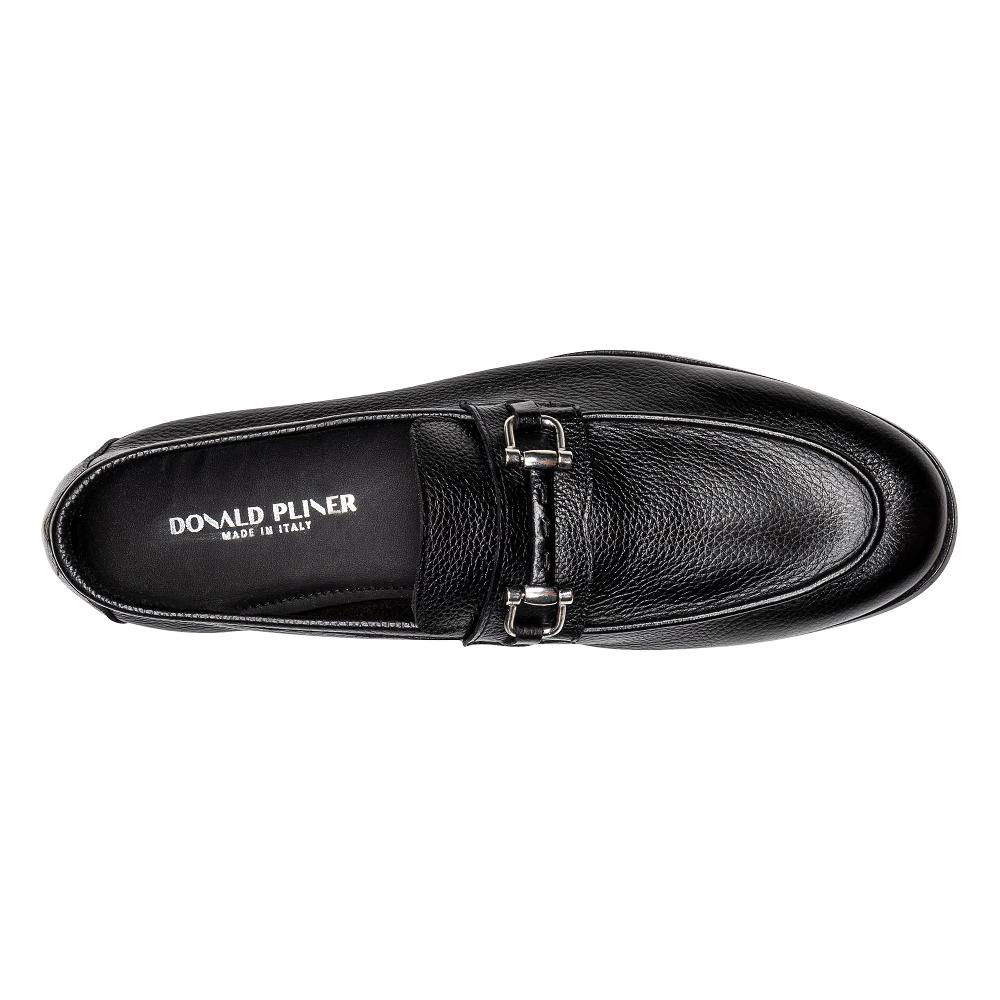 Donald J Pliner SLADE Black Tumbled Leather
