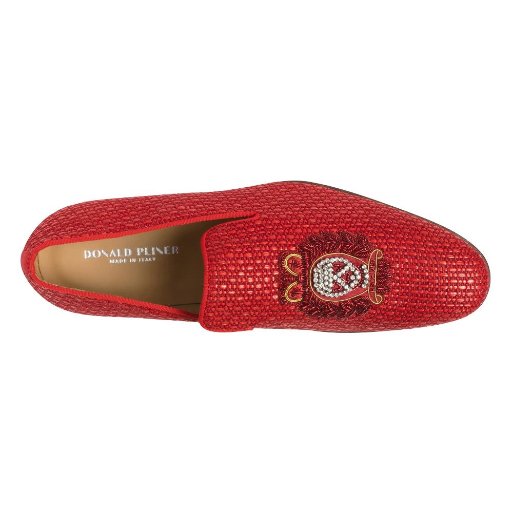 Donald J Pliner SPENCER Red Raffia