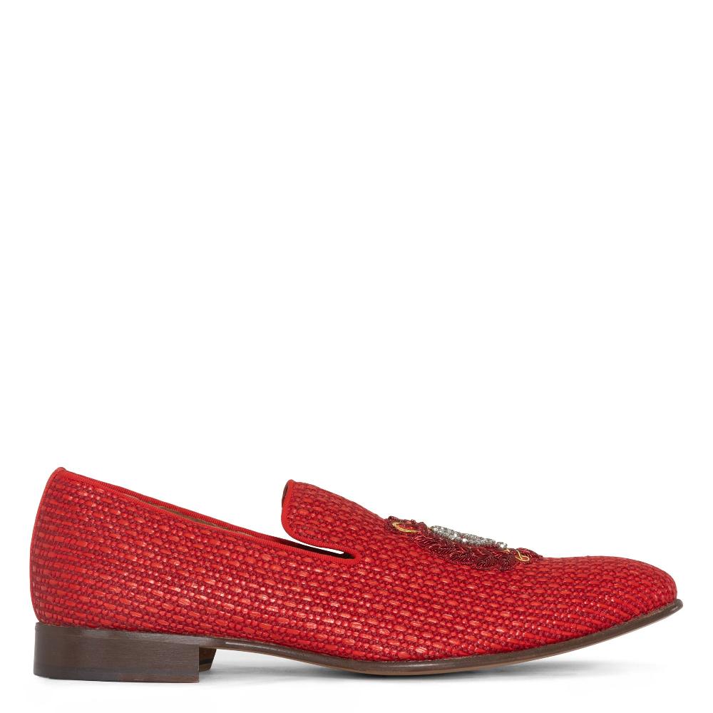 donald j pliner SPENCER Red Raffia