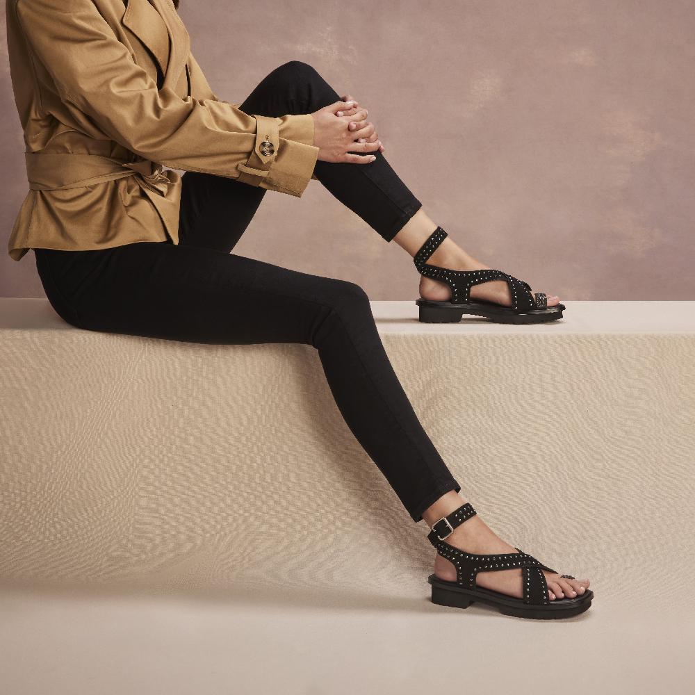 Donald J Pliner THALITA Black Suede