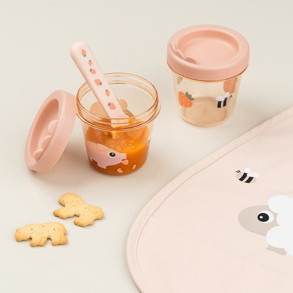 Done By Deer Baby Food Container 2-pack - Tiny Farm - Powder