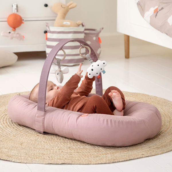 Done By Deer Cozy Lounger With Activity Arch - Raffi - Sand