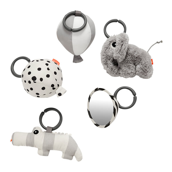 Done By Deer Activity Play Mat - Deer Friends - Grey