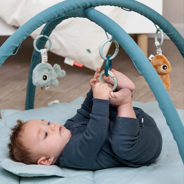 Done By Deer Activity Play Mat - Sea Friends - Blue