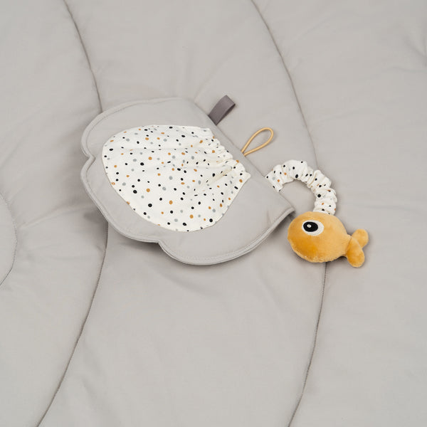 Done By Deer Activity Play Mat - Sea Friends - Grey