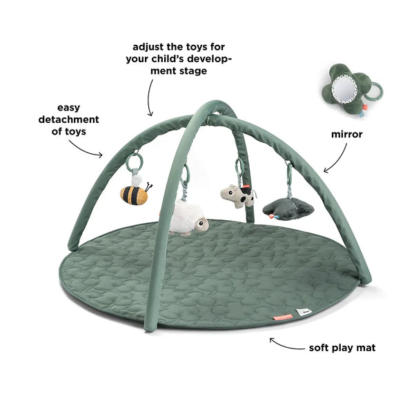 Done By Deer Activity Play Mat - Tiny Farm - Green