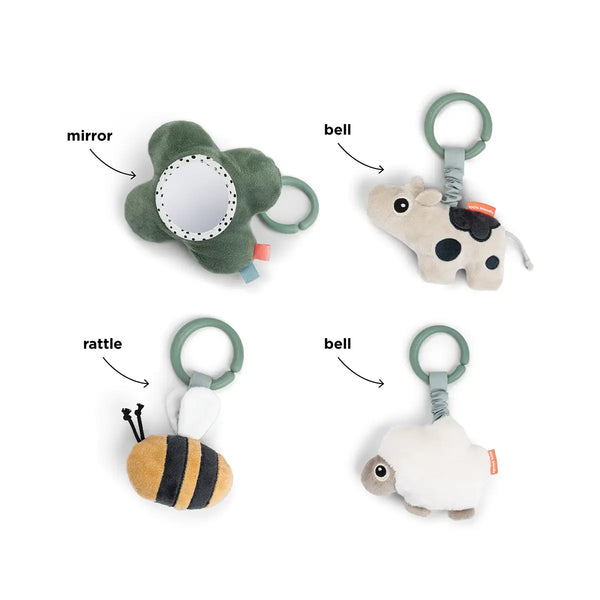 Done By Deer Activity Play Mat - Tiny Farm - Green