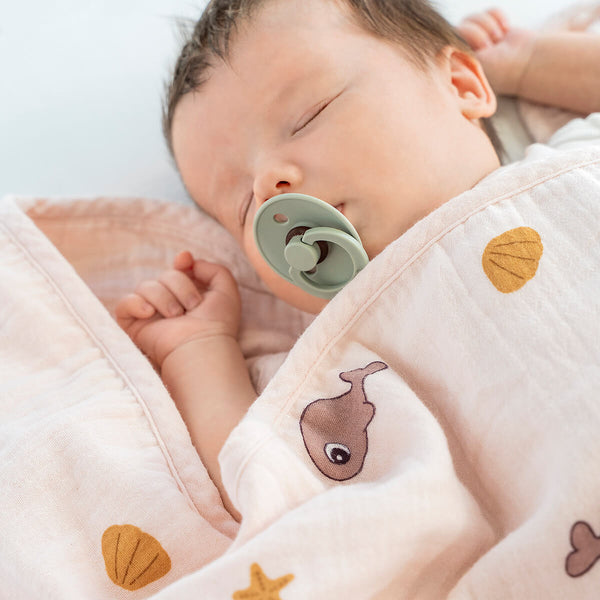 Done By Deer Baby Blanket - Wally - Powder