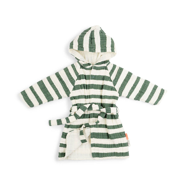 done by deer Bathrobe 3-4 years - Stripes - Green