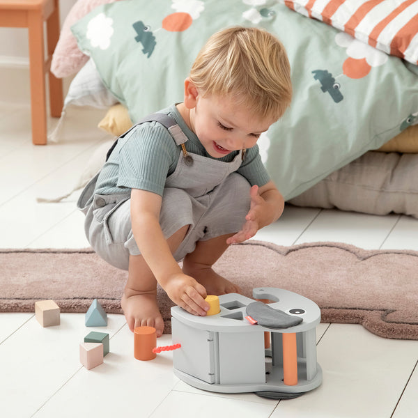 Done By Deer Bedlinen Baby - Happy Clouds - Green