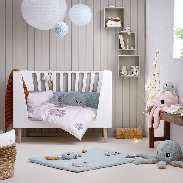 Done By Deer Bedlinen Baby - Jelly & Wally - Blue