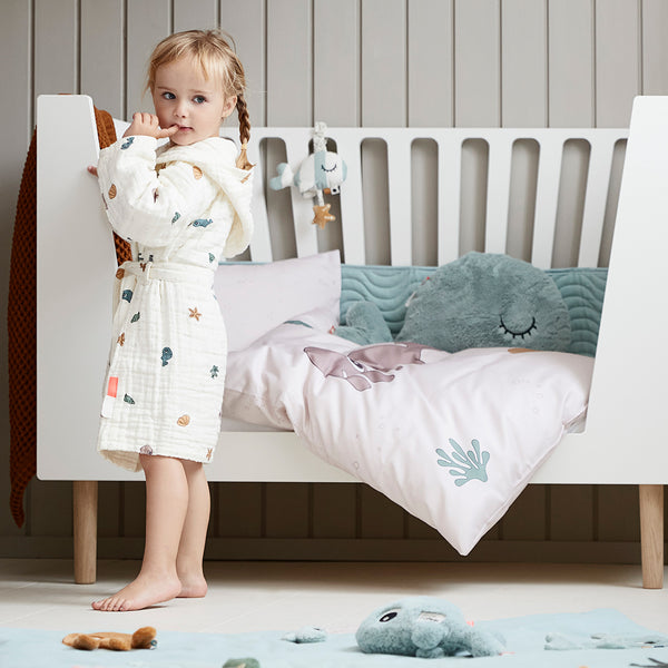 Done By Deer Bedlinen Baby - Jelly & Wally - Powder