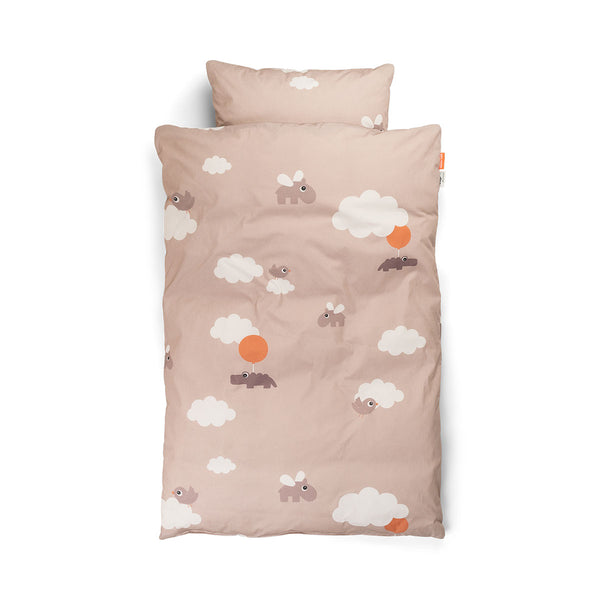 done by deer Bedlinen junior - Happy clouds - Powder