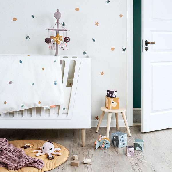 Done By Deer Bedlinen Junior - Sea Friends - Beige