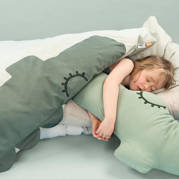 Done By Deer Bedlinen Junior - Sleepy Croco - Powder