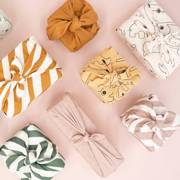 Done By Deer Burp Cloth 3-pack - Deer Friends - Powder