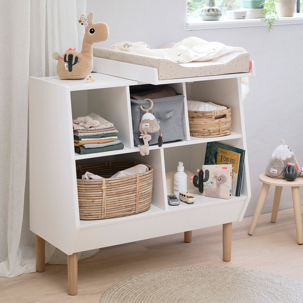 Done By Deer Changing Pad Easy Wipe - Confetti - Blue