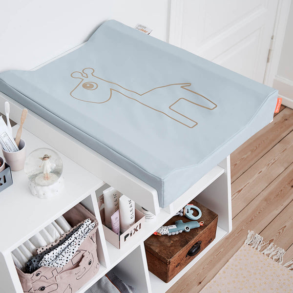 Done By Deer Changing Pad Easy Wipe - Raffi - Grey