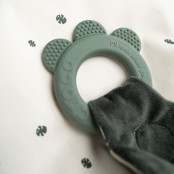 Done By Deer Comfort Teether - Croco - Green