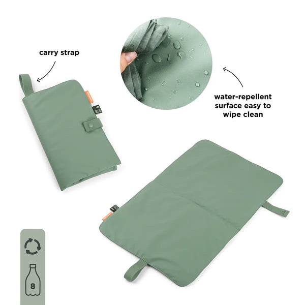 Done By Deer Foldable Changing Mat - Green