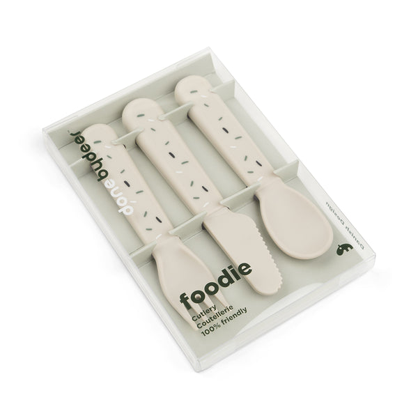 Done By Deer Foodie Cutlery Set - Confetti - Sand