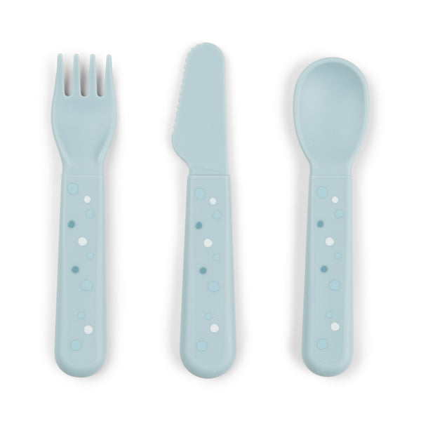 done by deer Foodie cutlery set - Happy dots - Blue