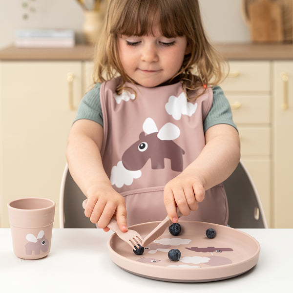 Done By Deer Foodie Cutlery Set - Happy Dots - Powder