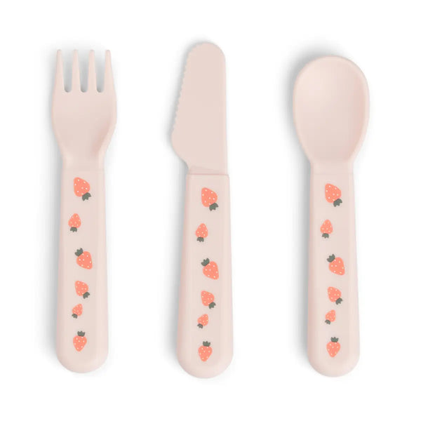 done by deer Foodie cutlery set - Tiny farm - Powder