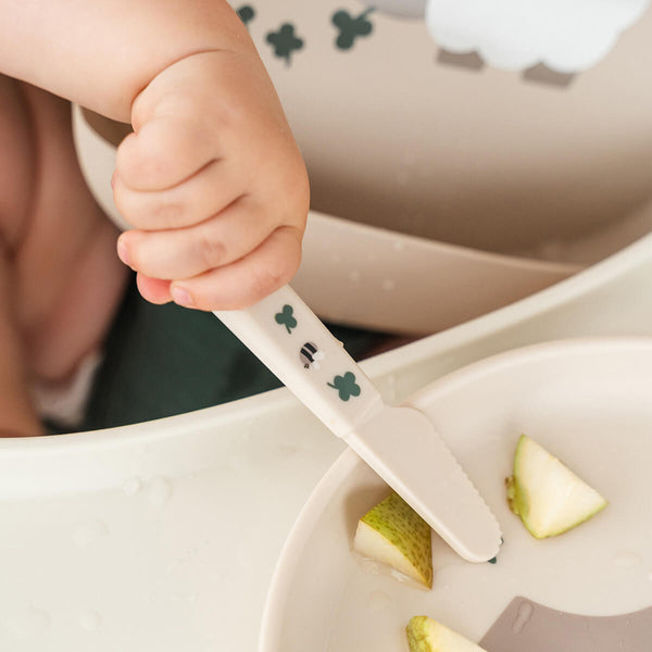 Done By Deer Foodie Cutlery Set - Tiny Farm - Sand