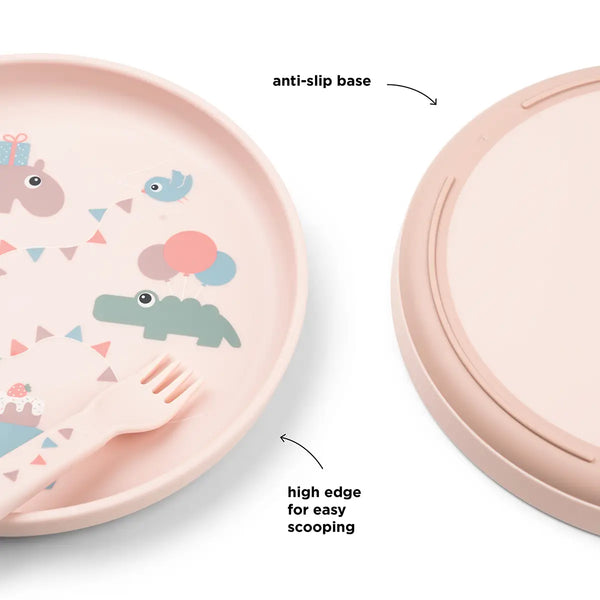 Done By Deer Foodie Dinner Set - Celebration - Powder