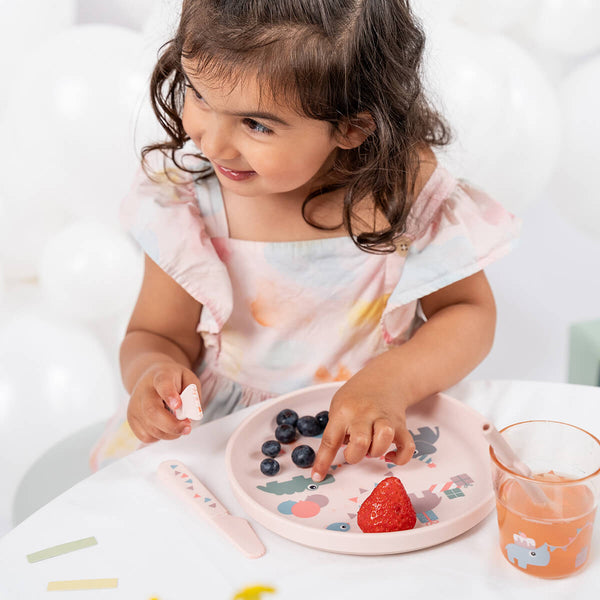 Done By Deer Foodie Dinner Set - Celebration - Powder