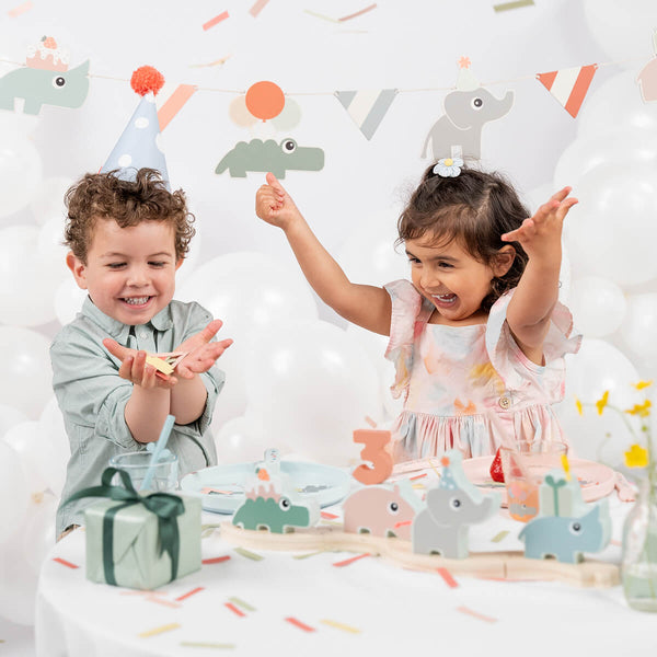 Done By Deer Foodie Dinner Set - Celebration - Powder