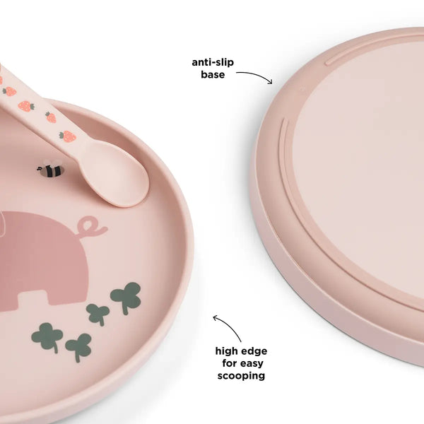 Done By Deer Foodie Plate - Tiny Farm - Powder