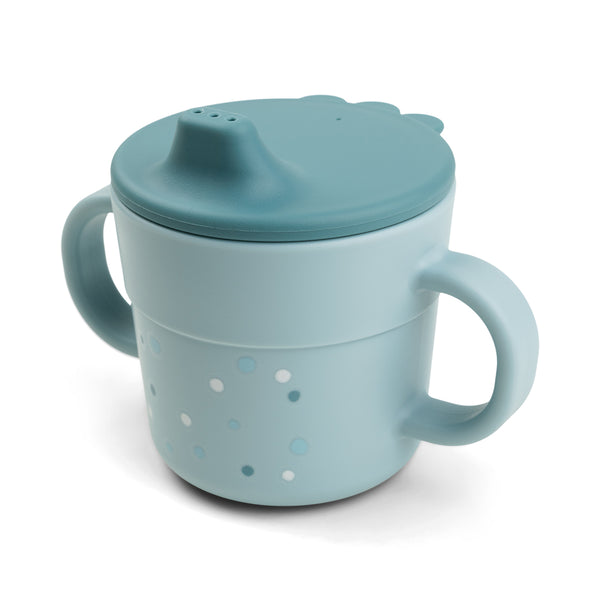 done by deer Foodie spout cup - Happy dots - Blue