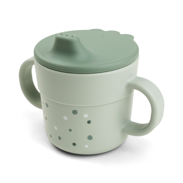 done by deer Foodie spout cup - Happy dots - Green