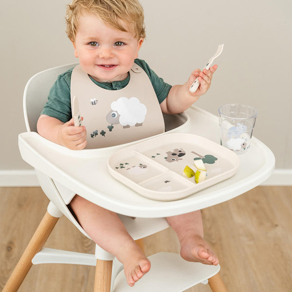 Done By Deer Glass L - Tiny Farm - Sand