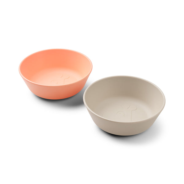 Done By Deer Kiddish Bowl 2-pack - Raffi - Sand/Coral