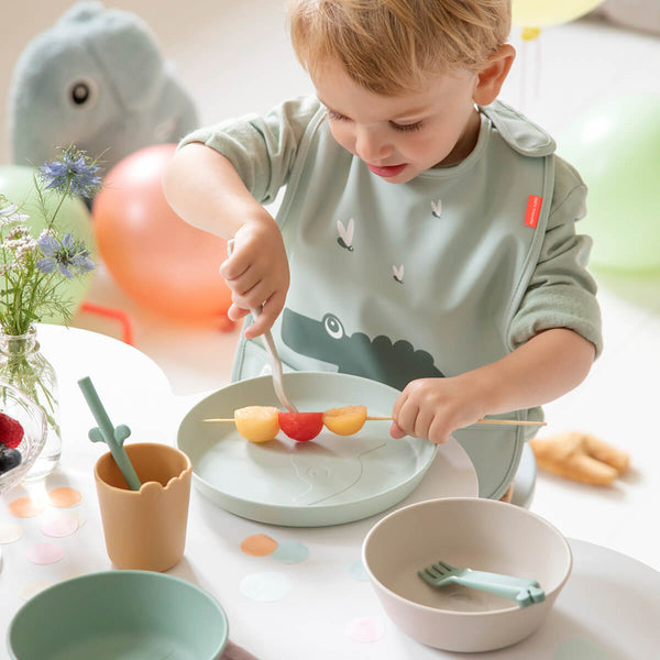 Done By Deer Kiddish Fork 4-pack - Raffi - Green