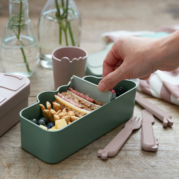 Done By Deer Kiddish Lunch Box - Croco - Powder