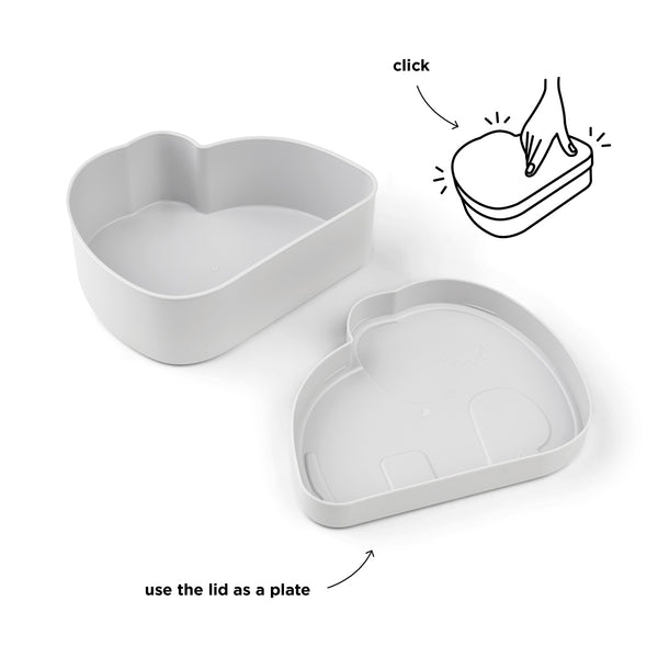 Done By Deer Kiddish Lunch Box - Elphee - Grey