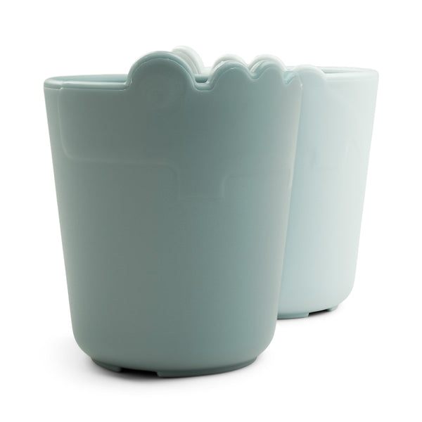 Done By Deer Kiddish Mini Mug 2-pack - Croco - Blue