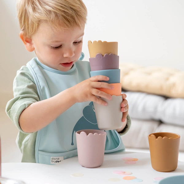 Done By Deer Kiddish Mini Mug - Croco - Powder